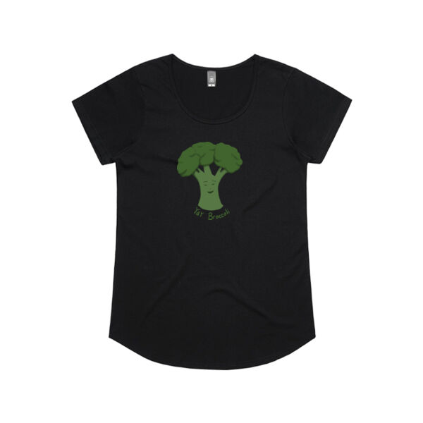 Broccoli baby (women's scoop neck shirt) Thumbnail